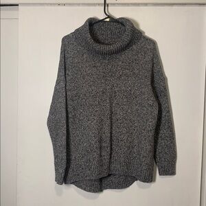 Old Navy Cowl‎ Kneck Charcoal Knit Sweater Women’s Large
